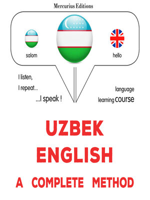 cover image of O'zbekcha--Inglizcha